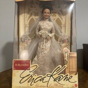 Mattel Erica Kane Bridal Doll in Champagne Lace